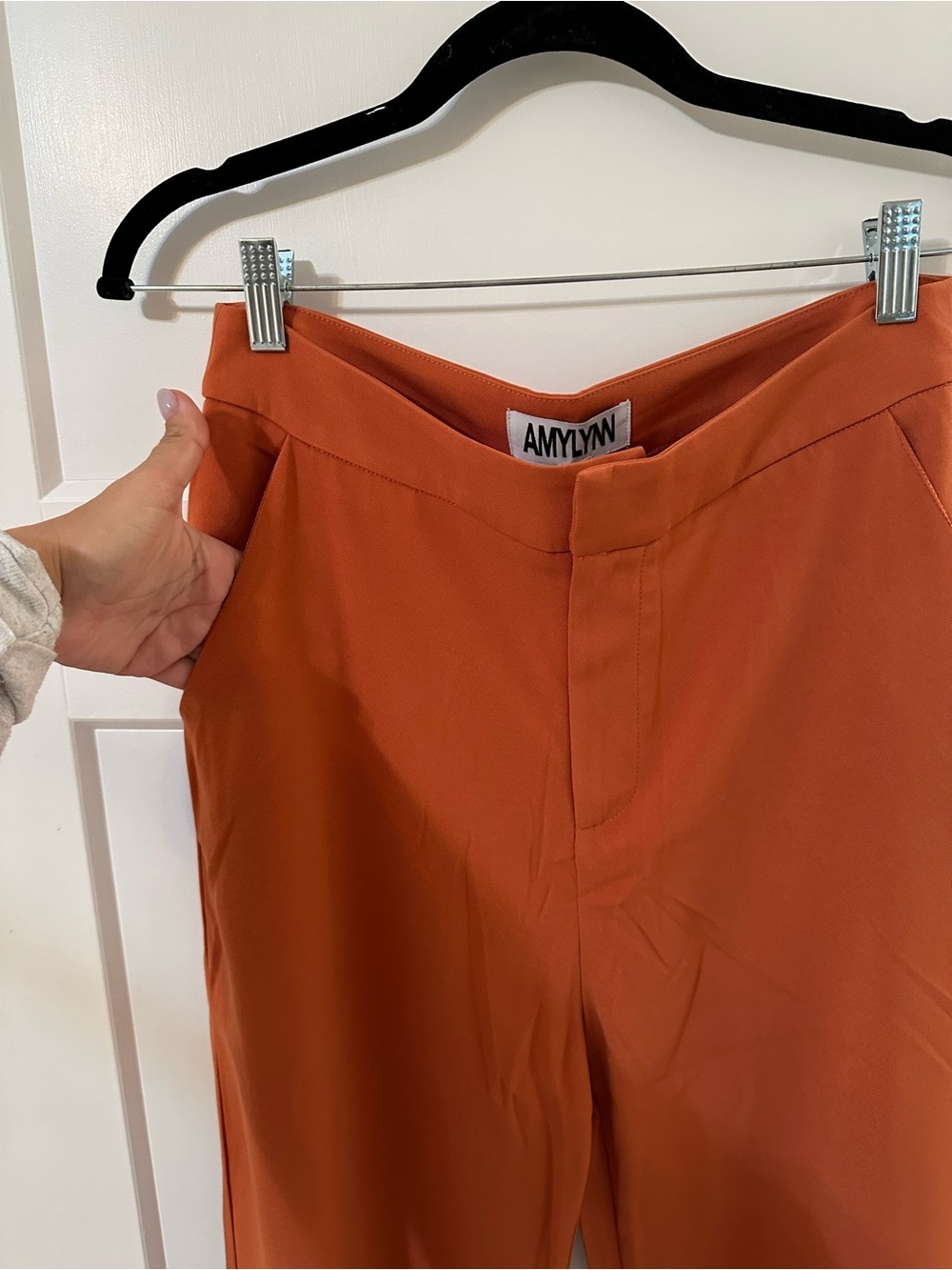 Brand new Dress Pants in Rust Orange slacks - Picture 3 of 5